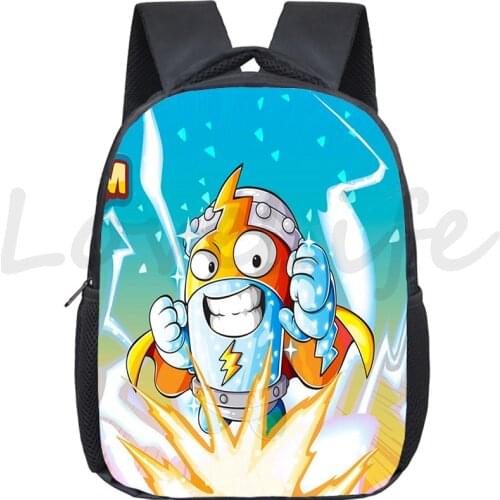 Super Things Kindergarten Backpack Kids School Bags Children Bookbags Knapsack Boys Girls Super zings Printing Mochila gifts