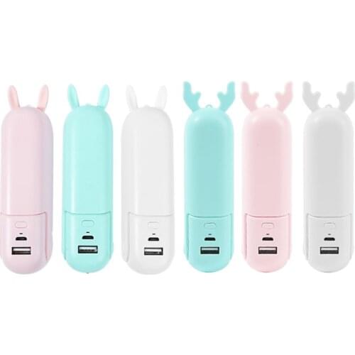 Foldable Desk Handheld Mini Pocket Fan with LED Light Mobile Phone USB Charger 667C