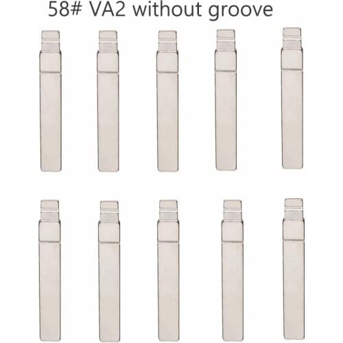 Replacement flip Key Blade 58# VA2 uncut for citroen folding remote car key shell