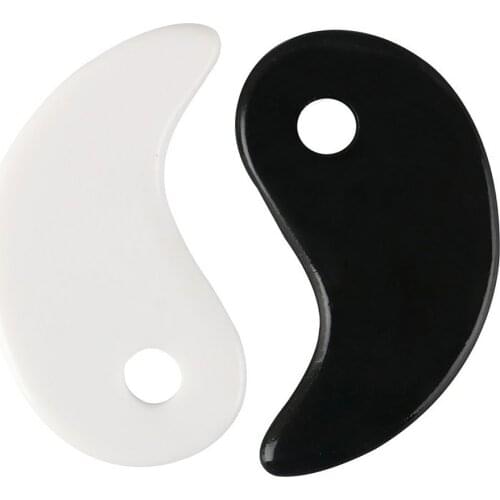 Resin Bagua Shaped Massager Scraping Board Gua Sha Back Neck And Waist Natural Scraping Tool Relieve Stress