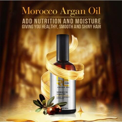 Argan Oil Hair Care Smoothing Soft Damaged Repair Essentials Hair & Scalp Treatments Products for Women 100ml