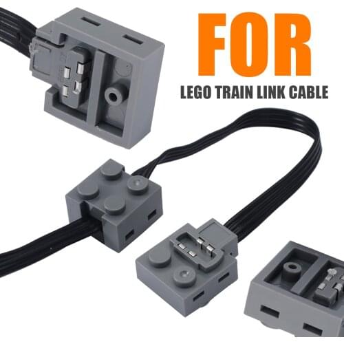 Technic Power Function 8870 LED Light Link Line Cable For Lego Train Vehicle Connecting Line Cable Connect Tools High Quality