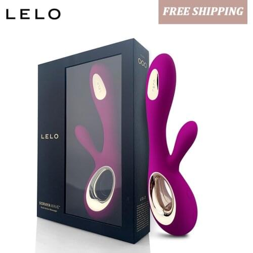 LELO Soraya 3 rabbit vibrator for women Double head sway dildo, Soft silicone G-spot clitoris stimulator adult sex toy for women