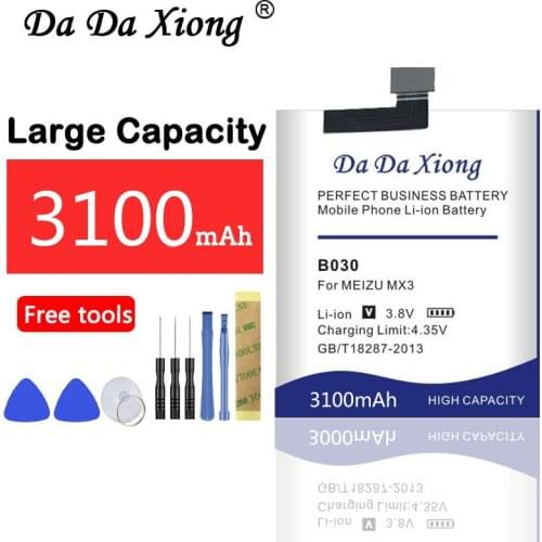 High Quality 3100mAh B030 Battery for Meizu MX3 M351 M353 M355 M356 MX 3 Replacement mobile phone battery