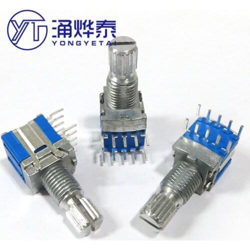 YYT 2PCS Small sealed type switch 2 knife 3 gear 4 gear shaft length 15MM gear switch band switch