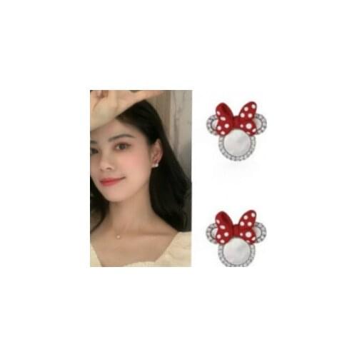 New Korea Jewelry Fashion Earrings Bow Girly Sweet Cute Earrings Oorbellen Statement earrings Earrings For Women Wholesale