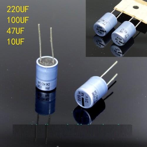 10 Piece Electrolytic Capacitor 220UF 100UF 47UF 10UF