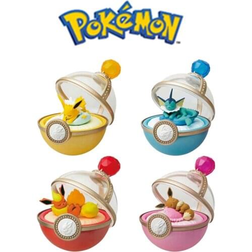 4 Pcs/Set Of Pikachu Anime Dream Blind Box Cijfers Eevee Leafeon Sylveon Glaceon Umbreon Espeon Mini Speelgoed Character Model