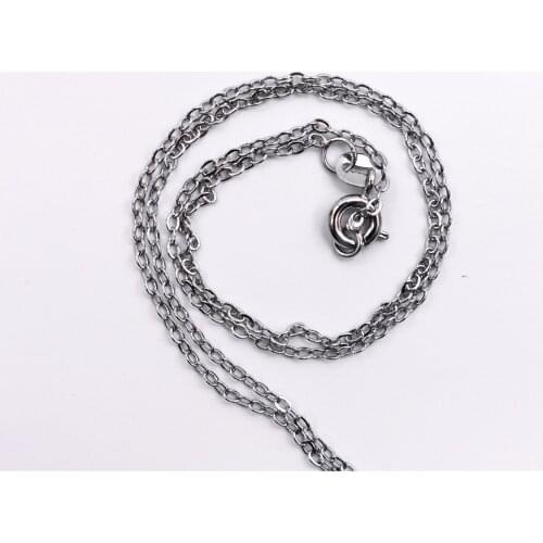 4pcs/lot 40cm Long O-type Buckle Women Necklace Chain Making DIY Necklace &Bracelet