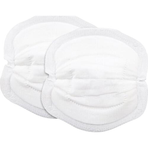 62pcs/bag Disposable 4 Layers Leak-proof Breathable Slim Nursing Breast Pad Super Absorbency Cotton Breast Pad