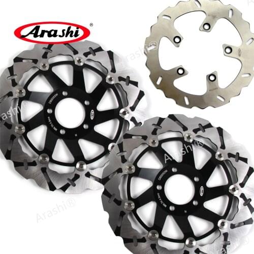 ARASHI ZRX1200R ZRX1200S Front Rear Brake Rotors Brake Disc Set For KAWASAKI ZRX 1200S ZRX 1200R 2001-2006 2005 2004 2003 2002