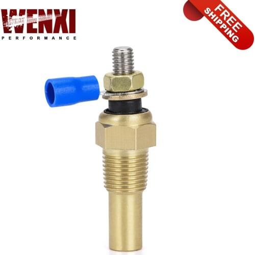 Free shipping 12V Racing Car meter Oil Temp Sensor & Water temp Sensor 1/8 NPT