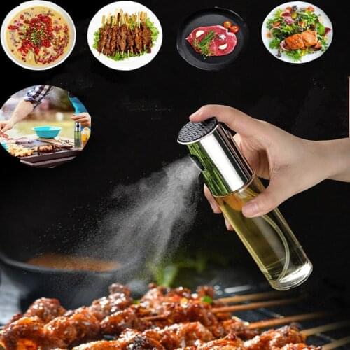 Olive Oil Spray Bottle Portable Oil And Vinegar Distributor Cooking Barbecue Fitness Salad Steak Frying BBQ Baking Kitchen Tools