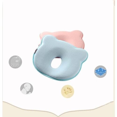 Newborn 0-1 year old pillow baby pillow memory pillow baby pillow anti-flat head shaping pillow memory foam baby pillow