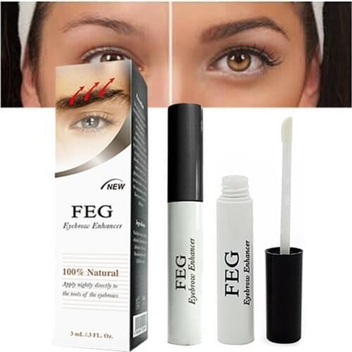 FEG Eyebrow Growth Serum for Waterproof Eyebrow 100% Original Make up Eyebrow Enhancer Natural Herbs Eye Brows Growth Liquid