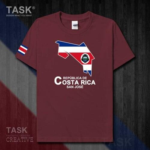 Costa Rica CRI Costa Rican San José mens t shirt new Tops t-shirt Short sleeve clothes sweatshirt country map summer Fashion 50