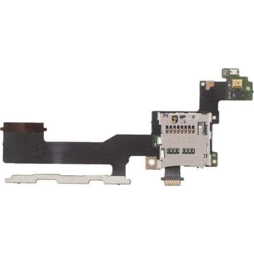 For HTC One M9 MicroSD Memory Card Holder Reader Contact Slot Flex Cable