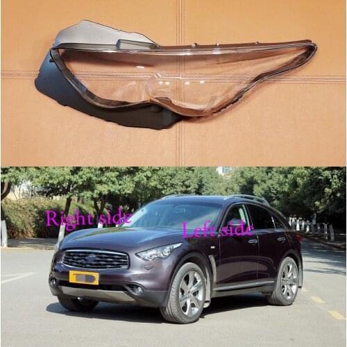 Car Headlight Lens for Infiniti FX35 2009 2010 2011 2012 2013 Headlamp Cover Car Replacement Front Auto Shell Cover