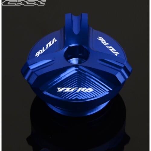 M27*3 CNC Engine Oil Filter Cup Plug Cover Screw For YAMAHA YZF-R6S YZFR6 1999-2010 2011 2012 2013 2014 2015 2016