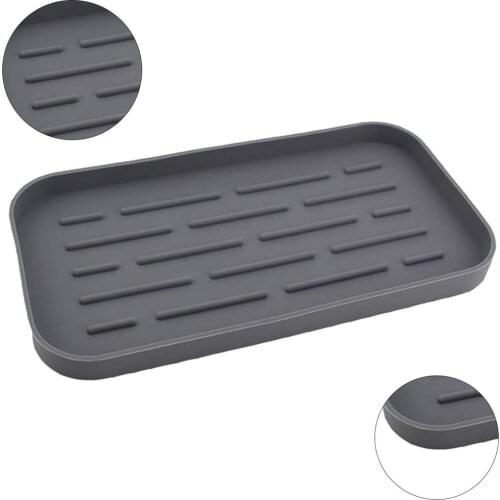 Multifunctional silicone drain pan, kitchen insulation and anti-scalding drain pad