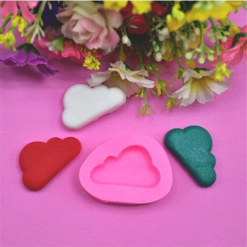 New Soft Candy Chocolate Cake Mold Cloud Shape Silicone Cake Cutting Machine Family Baking Decoration Mould