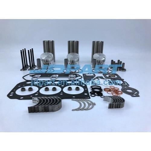 New 3TNE74 Overhaul Kit Piston Rings Bearing Set Full Gasket Kit Engine Valve For Yanmar