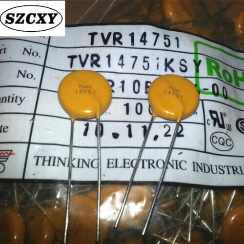 Original spot TVR14751K 14D751K 14MM 750V 14K751 varistor