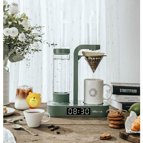 JRM0485 Household Coffee Machine Fully Automatic Mini Drip Type Small Coffee Maker Coffee Tea Teapot Dual Use Espresso KFJ-A05F1