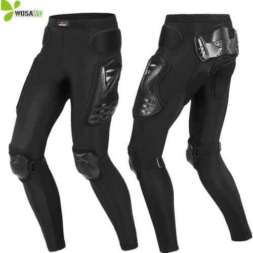 WOSAWE Motocross Skateboarding Pants Thigh Hip Butt Crotch Protection Snowboard Ski Sports MTB Motorcycle Protective Trousers