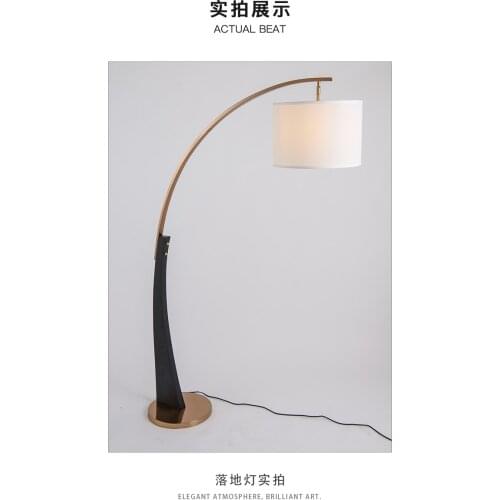 Modern minimalist new Chinese style old branches living room floor lamp personality creative model bedroom fishing lamp