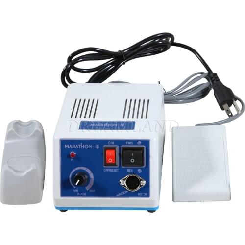 Dental Marathon Electric Micromotor Polishing Unit Fit 35K RPM Handpiece for Dental Lab / Jewelry beauty / Wood carving