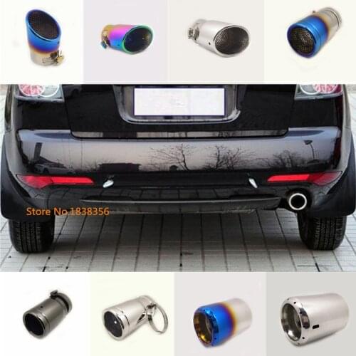 For Mazda CX-7 CX7 2010 2011 2012 2013 2014 2015-2018 car cover muffler exterior end pipe outlet dedicate exhaust tip tail hood