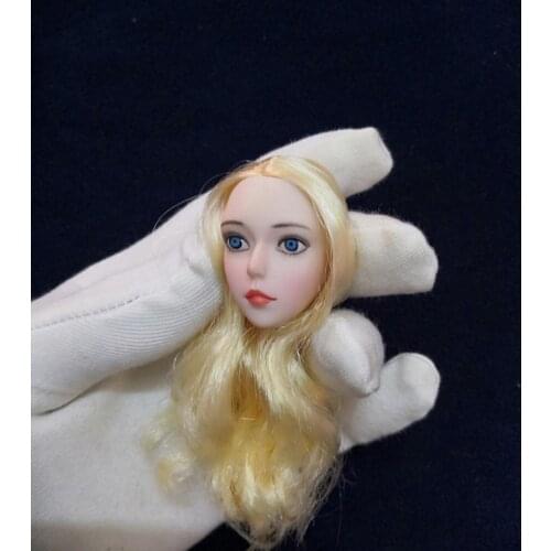 1:6 Anime Beauty Doll White Skin Head Carving 12 Inch Doll Is Available Big Eyes Blue Same Paragraph Cartoon Kawaii