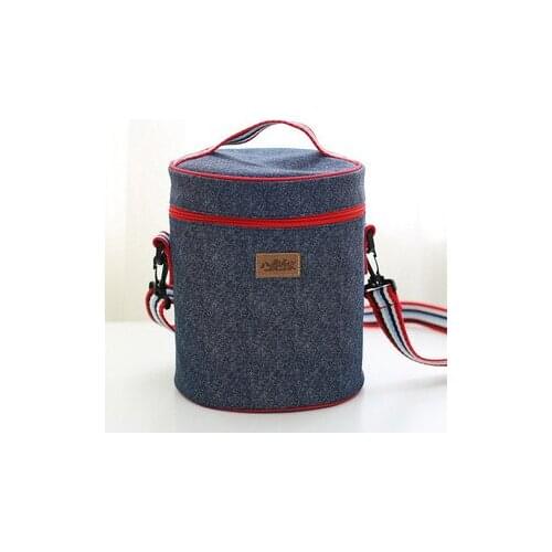 1 PCS Functional refrigerated lunch box portable insulated Oxford lunch bag girl warm food fruit picnic lunch bag