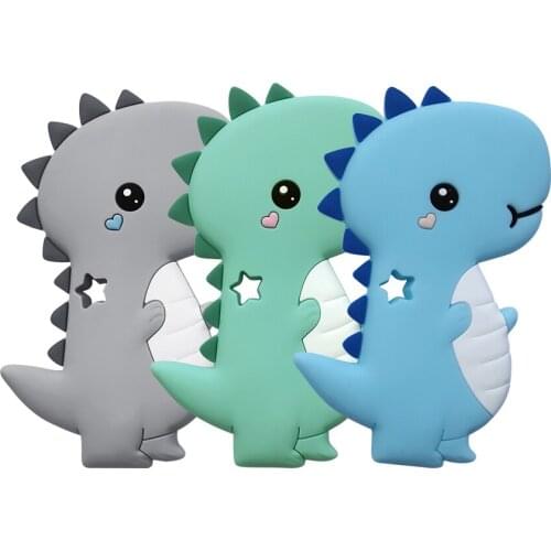 10pcs Baby Teething Chew Toy Food Grade Silicone BPA Free Baby Product DIY Nursing Necklace Pacifier Pendant Chain Baby Teether