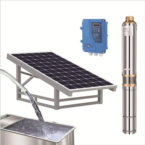 123 meter head solar irrigation deep well water pump 110V 3 inch