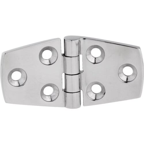 2pcs Boat Hatch Hinges + 11cm Anti-Rattle Latch - 316 Marine Stainless Steel