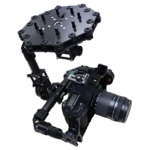 3-axis Carbon Fiber Brushless Gimbal w/Hollow Motor 8bit or 32bit AlexMos Gimbal 5D 7D Cameras FPV Aerial Photography