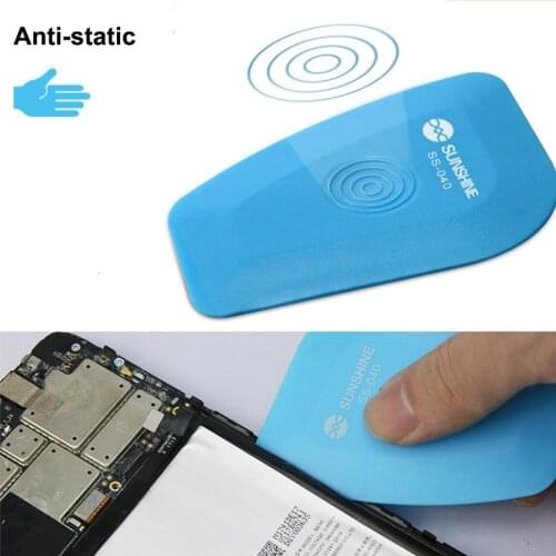 5PCS SS-040 Anti-static Phone Dismantling Tools Battery Teardown Card Four-corner Curved Design Mobile Phone Opening Tools