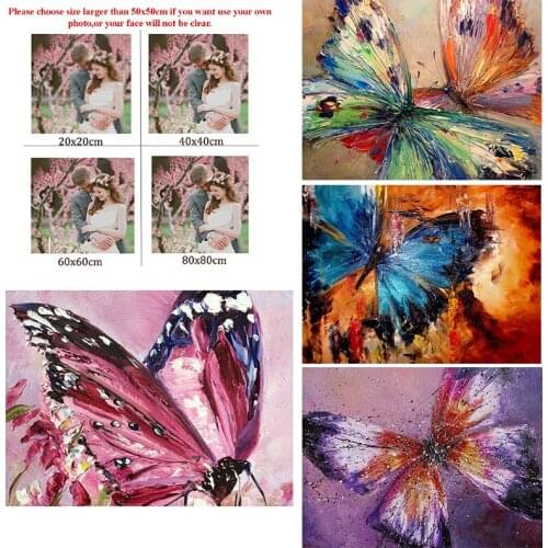 5D Diy Diamond Painting Animal Color Butterfly Square Diamond Round Diamond Full Diamond Cross Stitc Mosaic Home Decora