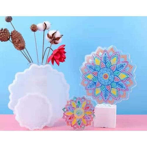 Glitter Epoxy Resin Silicone Mold Diy Jewelry Making Accessories Tools Home Ornaments Table Crafts