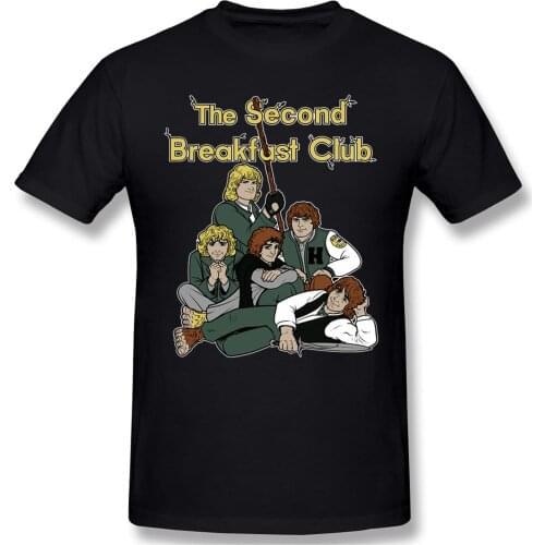 Crottsmills Mens The Second Breakfast Club Ultra Soft Short Sleeve T-Shirts