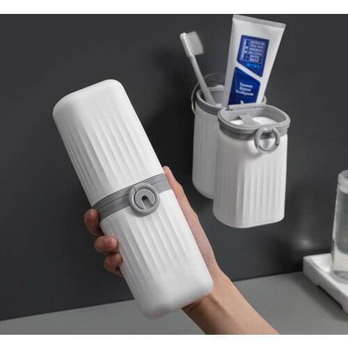 Travel toothbrush cup creative-magnetic multifunctional toothbrush holder wash cup portable toothpaste toothbrush storage box