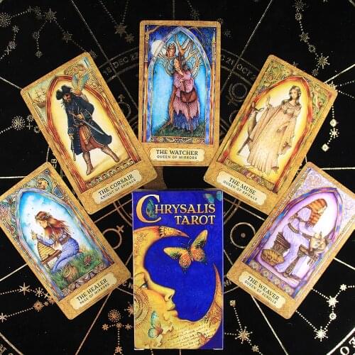Chrysalis Tarot New Sealed 78 Color Cards Mythical Archetypes Cards Deck Game Divination