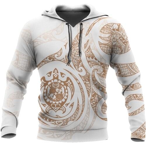Tonga in My Heart Polynesian Tattoo Style 3D Print Hoodie For Man and Women Sweatshirt Zip Pullover Casual Jacket Tracksuit-801