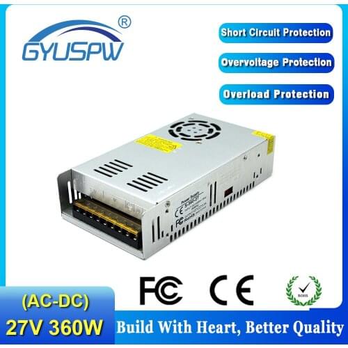 Switching power supply Transformer AC110V 220V to dc 27V 13.3A 360W Power Adapter For Stable quality Stepper motor
