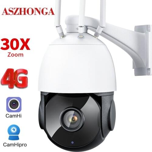 2MP 5MP Home WiFi Security Camera 30X Optical Zoom Wireless 4G SIM Card Speed Dome CCTV IP Camera Outdoor Surveillance Cam