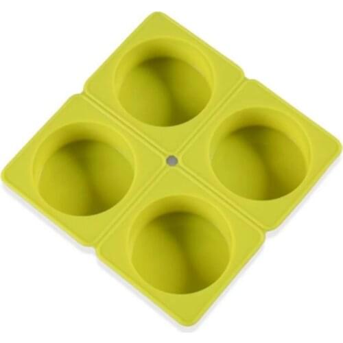 4 Cell Round Soap Molds Silicone Mold Food Silicone Cake Mould Soap Form DIY Handmade Bakeware Mold Baking Tray Soap Making Mold