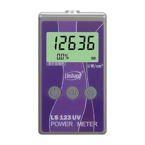 LS123 Portable UV Power Meter Solar test Ultraviolet radiation intensity with rejection blocking rate
