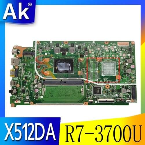X512DA Motherboard For Asus X512DA F512DA X512D F512D X512DK Laptop Motherboard W/ 4G-RAM Ryzen 7 3700U CPU